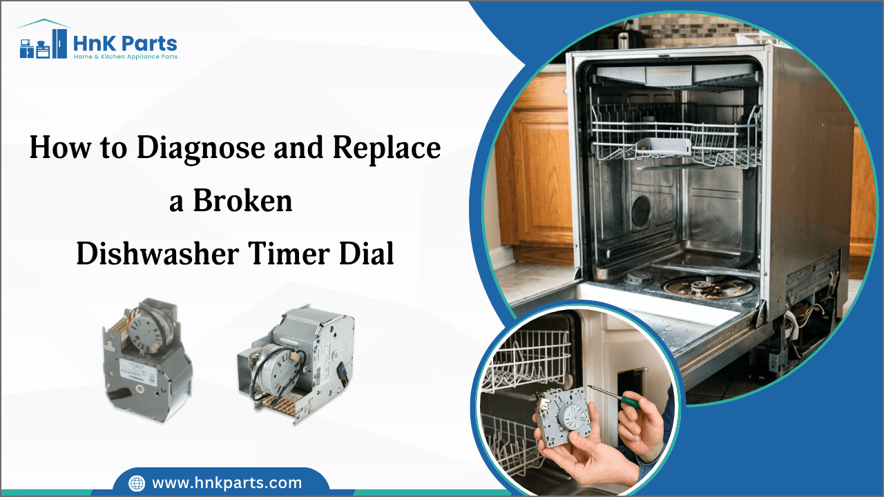 How to Diagnose and Replace a Broken Dishwasher Timer Dial-HnK Parts