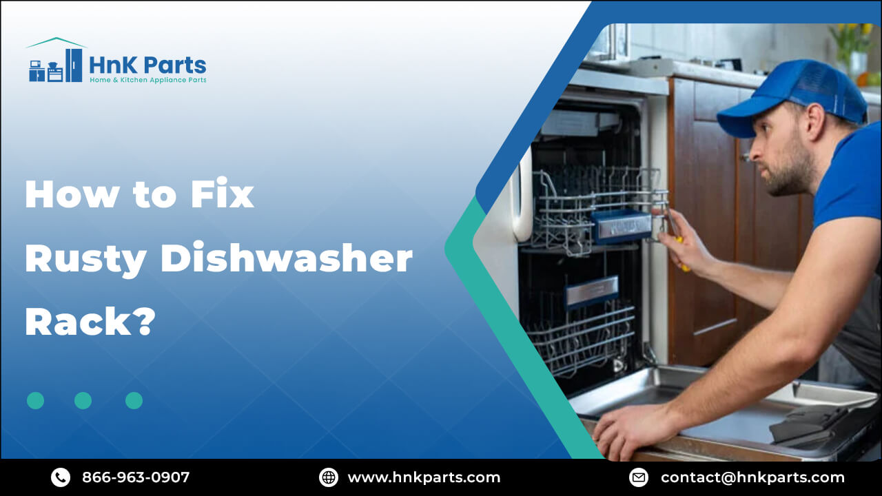 How to Fix Rusty Dishwasher Rack_HnKParts