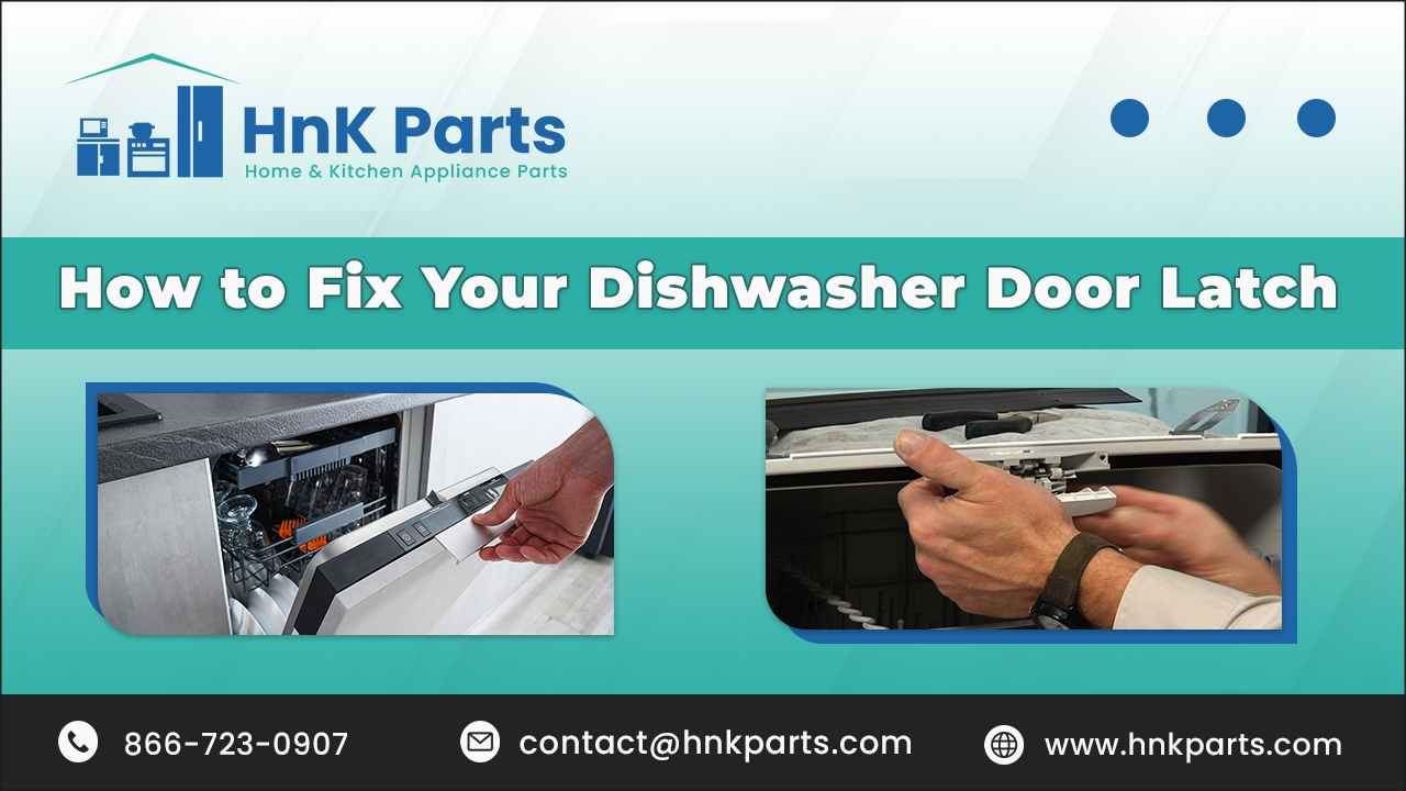 How to Fix Your Dishwasher Door Latch_HnKParts