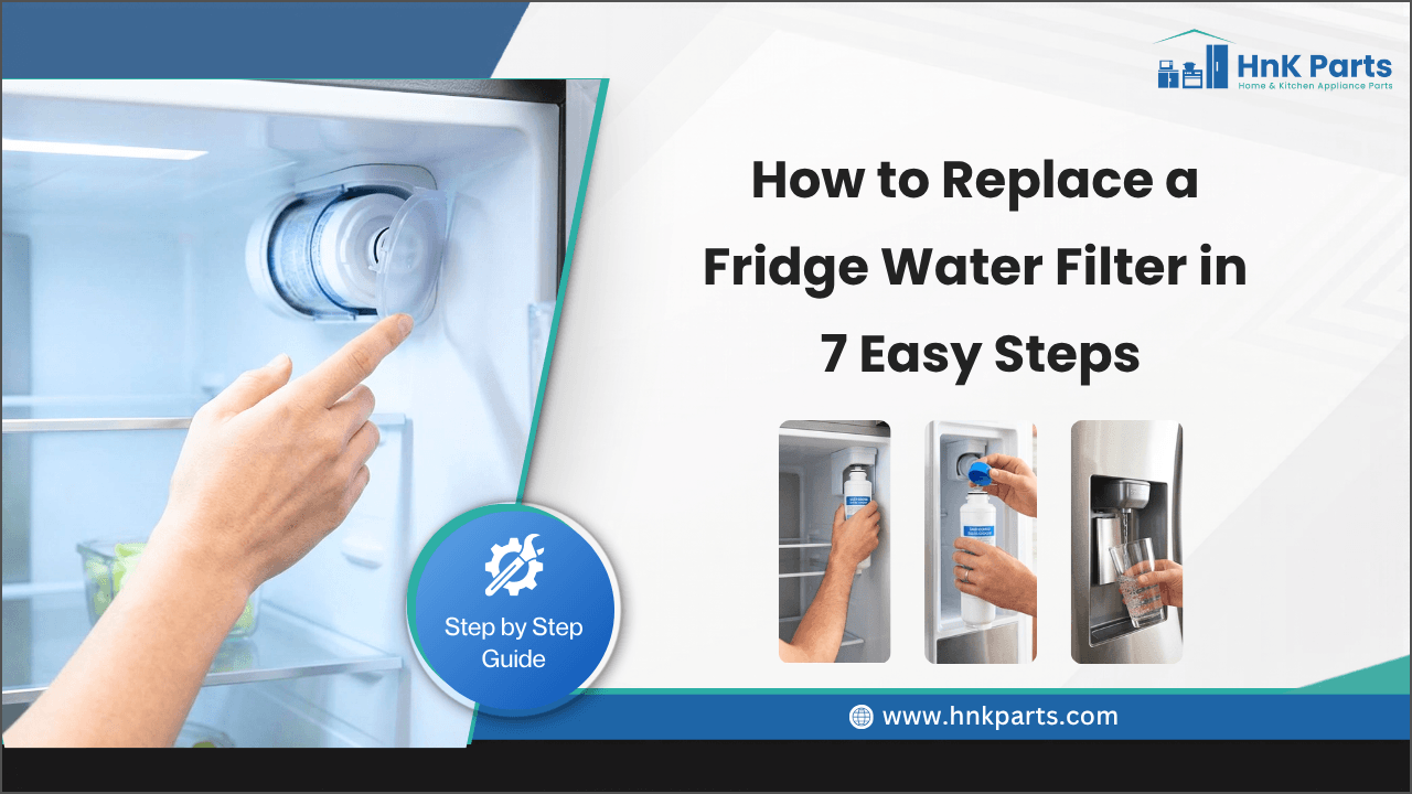 How to Replace a Fridge Water Filter in 7 Easy Steps-HnKParts