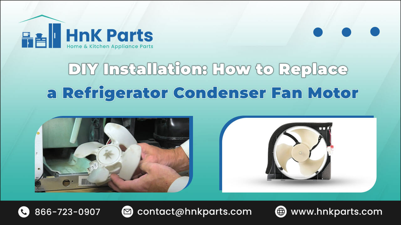 How to Replace a Refrigerator Condenser Fan Motor_HnKParts