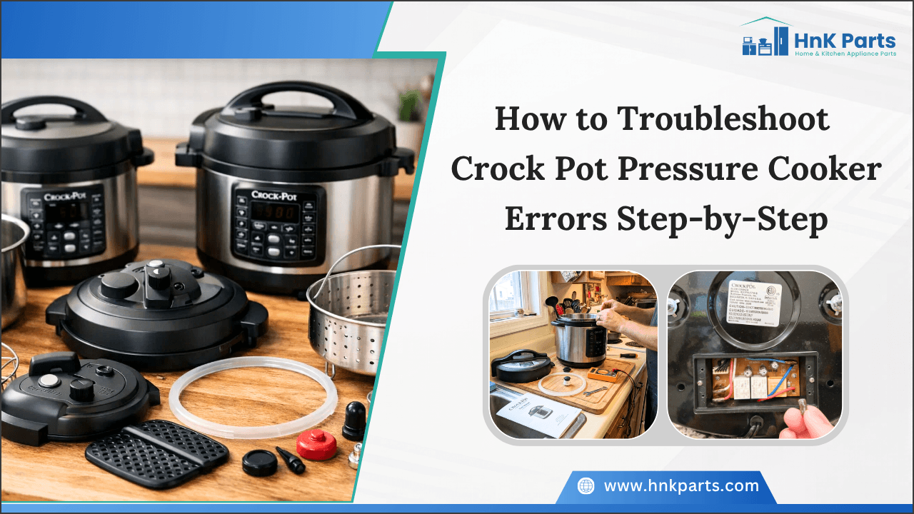 How to Troubleshoot Crock Pot Pressure Cooker Errors Step-by-Step-HnK Parts
