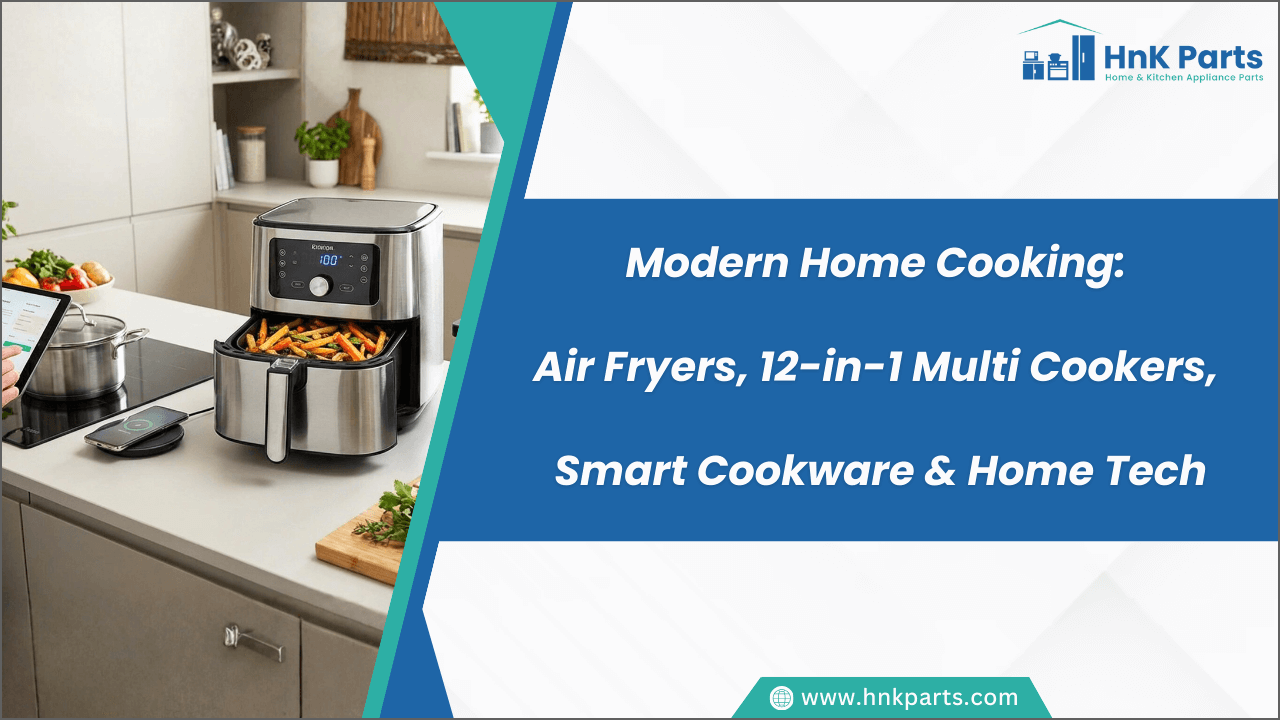 Modern Home Cooking: Air Fryers, 12-in-1 Multi Cookers, Smart Cookware & Home Tech-HnKParts