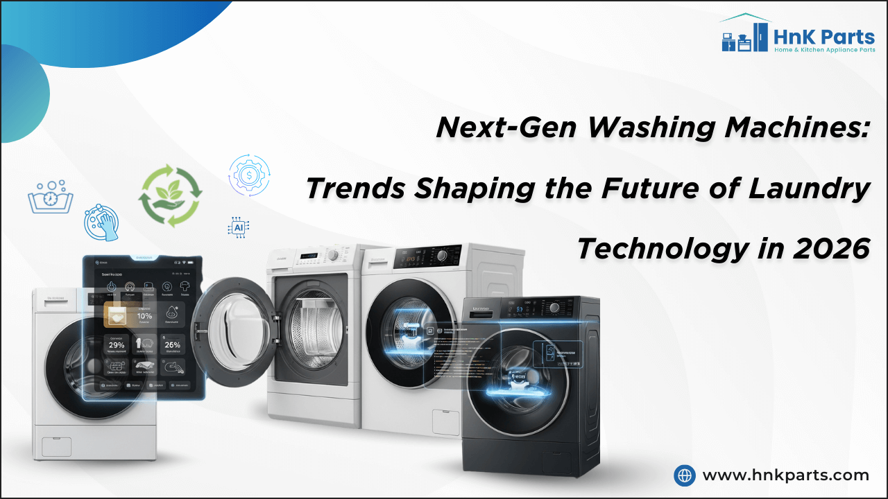 Next-Gen Washing Machines: Trends Shaping the Future of Laundry Technology in 2026_HnKParts
