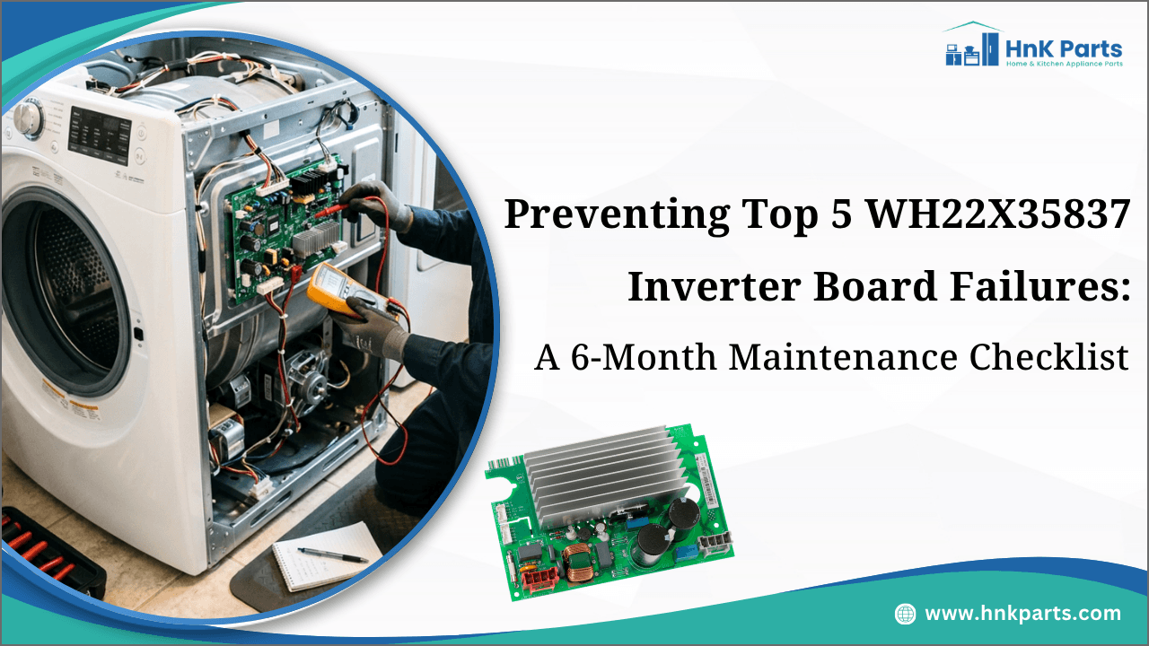 Preventing Top 5 GE WH22X35837 Inverter Board Failures: A 6-Month Maintenance Checklist-HnK Parts