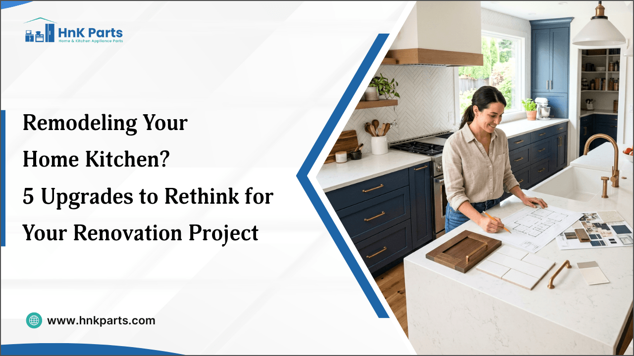 Remodeling Your Home Kitchen? 5 Upgrades to Rethink for Your Renovation Project-HnK Parts