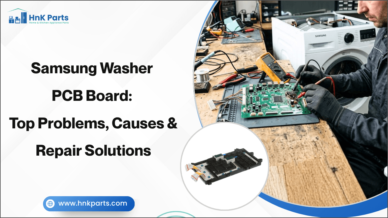 Samsung Washer PCB Board: Top Problems, Causes & Repair Solutions-HnK Parts
