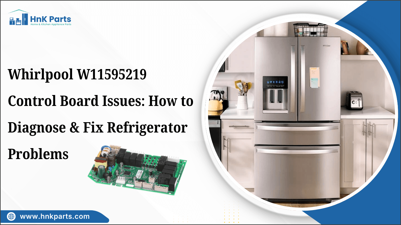 Whirlpool W11595219 Control Board Issues: How to Diagnose & Fix Refrigerator Problems-HnK Parts