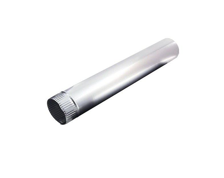 Deflecto Corporation DP244 Dryer Duct Pipe 4" X 2" Aluminum
